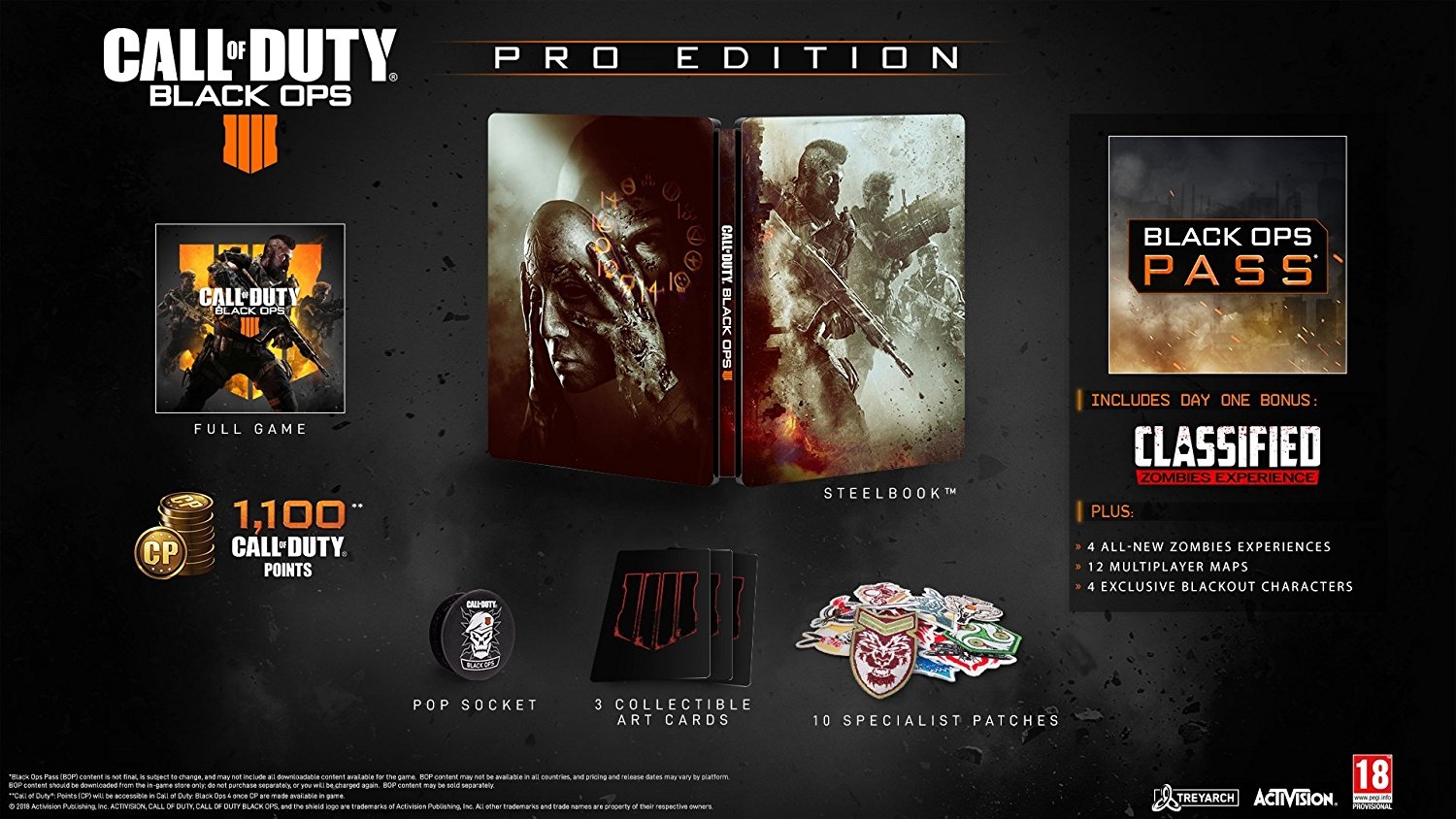 PS4 Call of Duty: Black Ops 4 Pro Edition