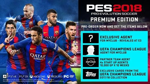 PS4 Pro Evolution Soccer 2018 Premium Edition