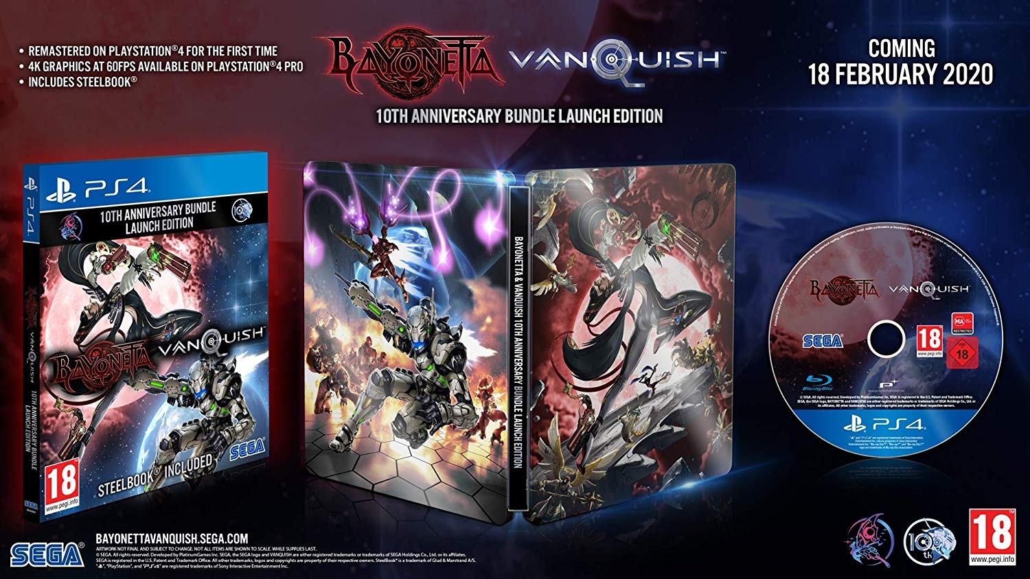 PS4 Bayonetta & Vanquish 10th Anniversary Bundle