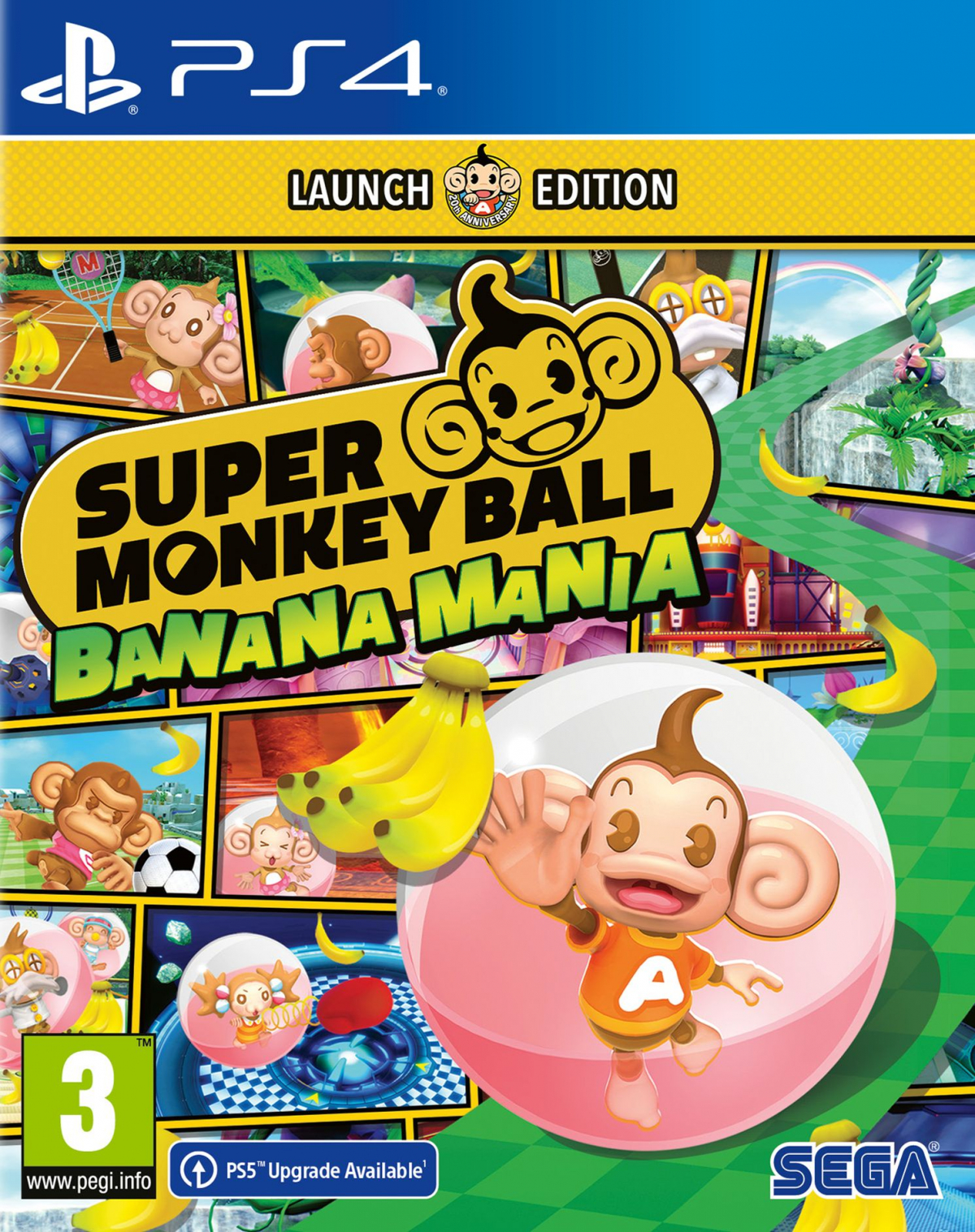 PS4 Super Monkey Ball Banana Mania Launch Edition