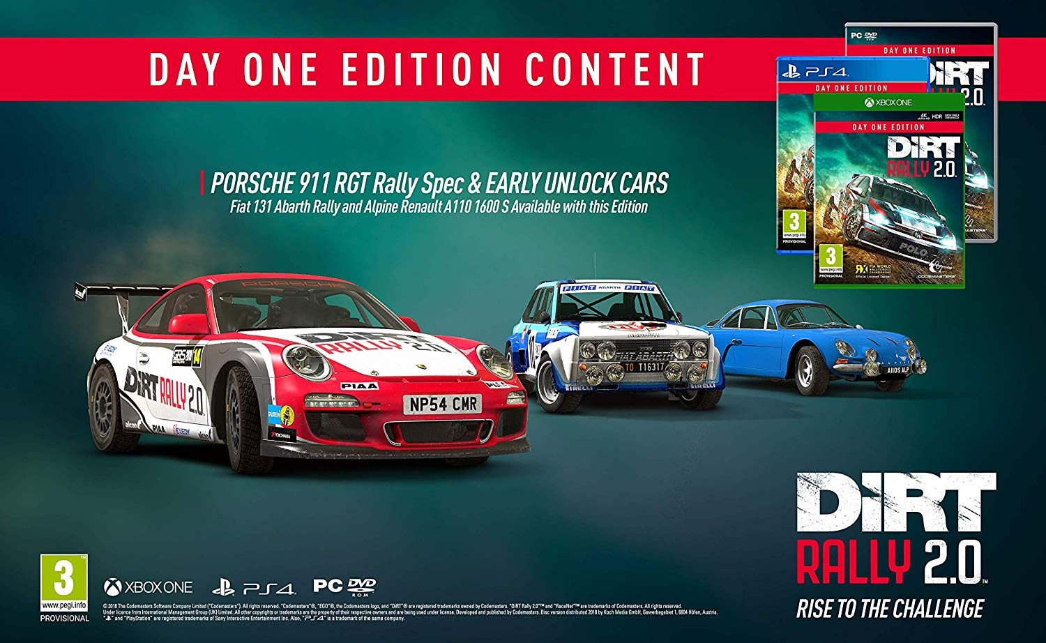 PS4 Dirt Rally 2.0 Day One Edition