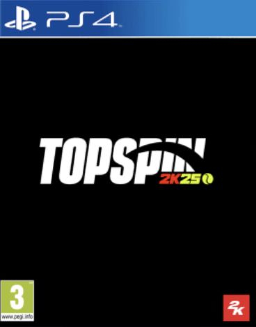 PS4 TopSpin 2K25