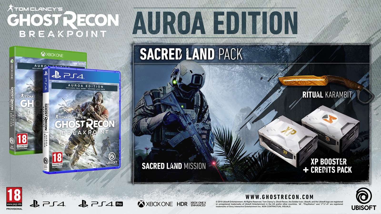 PS4 Ghost Recon Breakpoint Auroa Edition