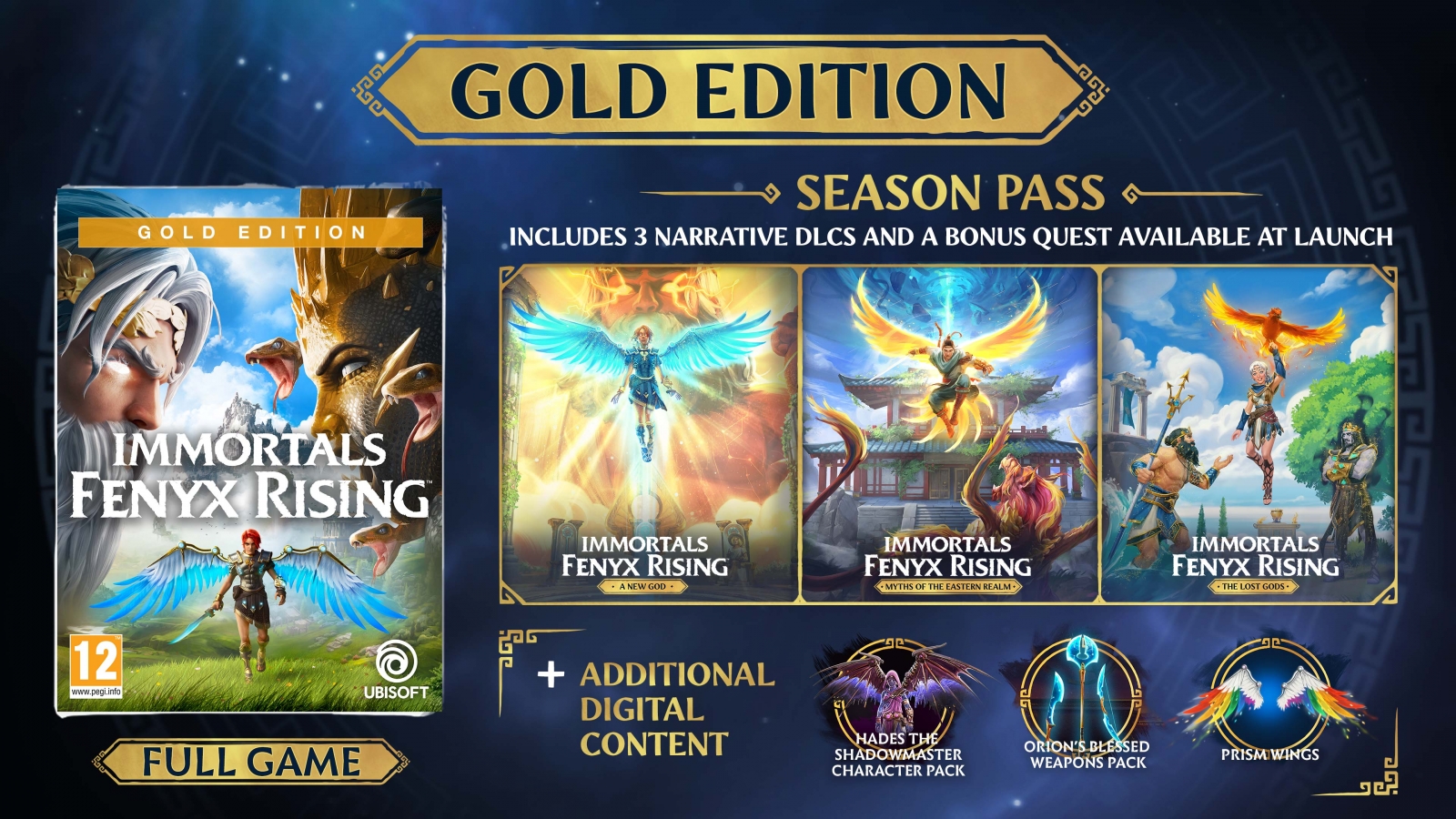 PS4 Immortals Fenyx Rising Gold Edition