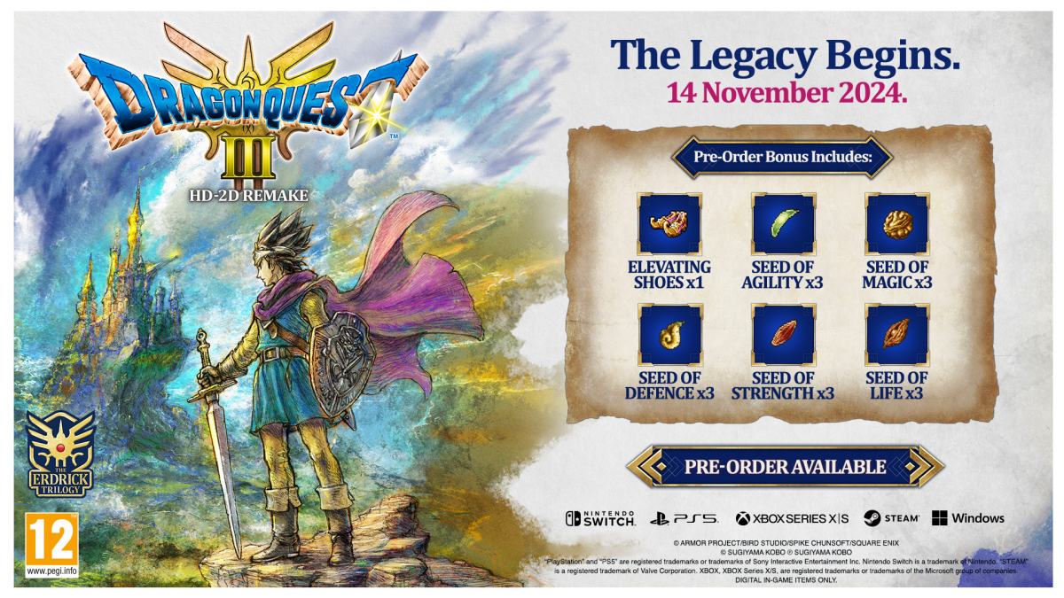 Switch Dragon Quest III HD-2D Remake
