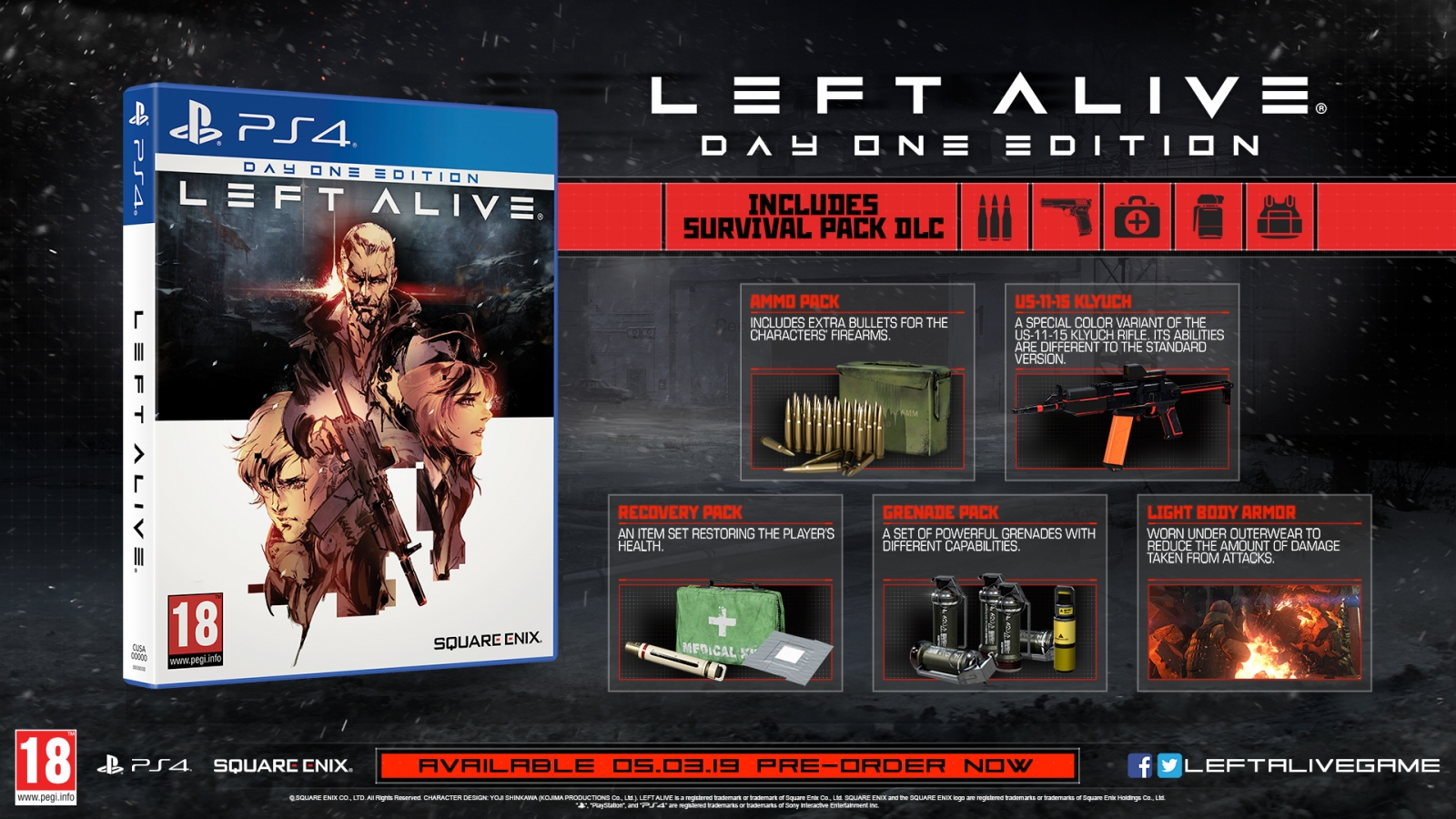 PS4 Left Alive Day One Edition