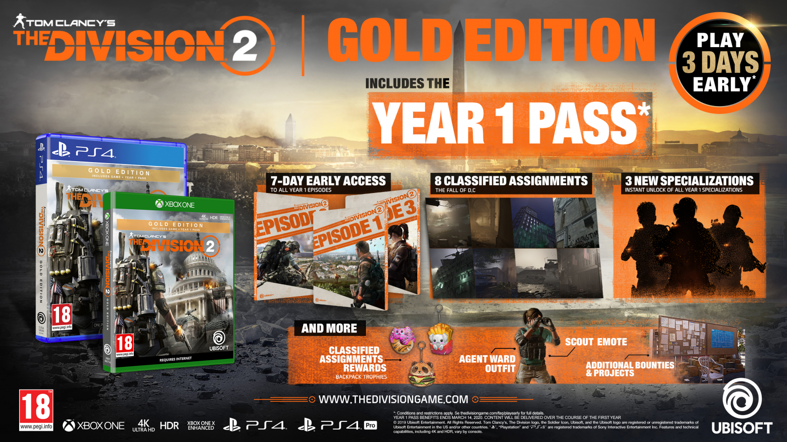 PS4 Tom Clancy's The Division 2 Gold Edition