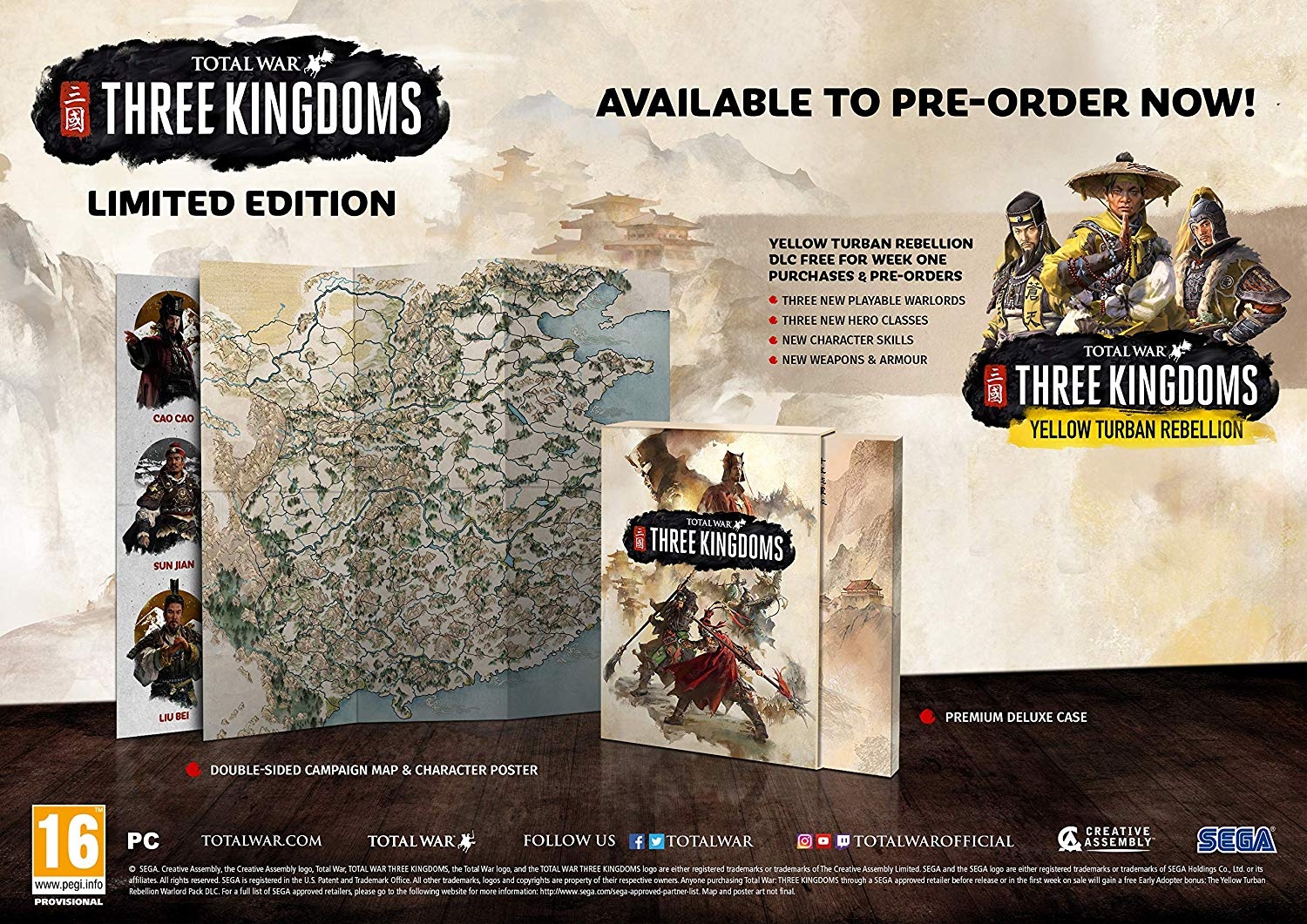 PC Total War Three Kingdoms Limited Edition