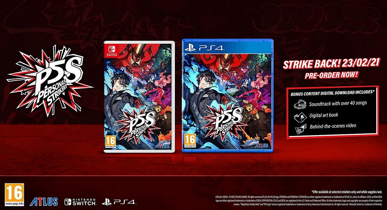 PS4 Persona 5 Strikers