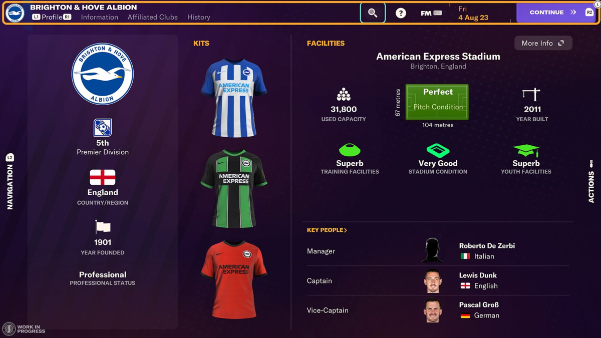 PS5 Football Manager 2024