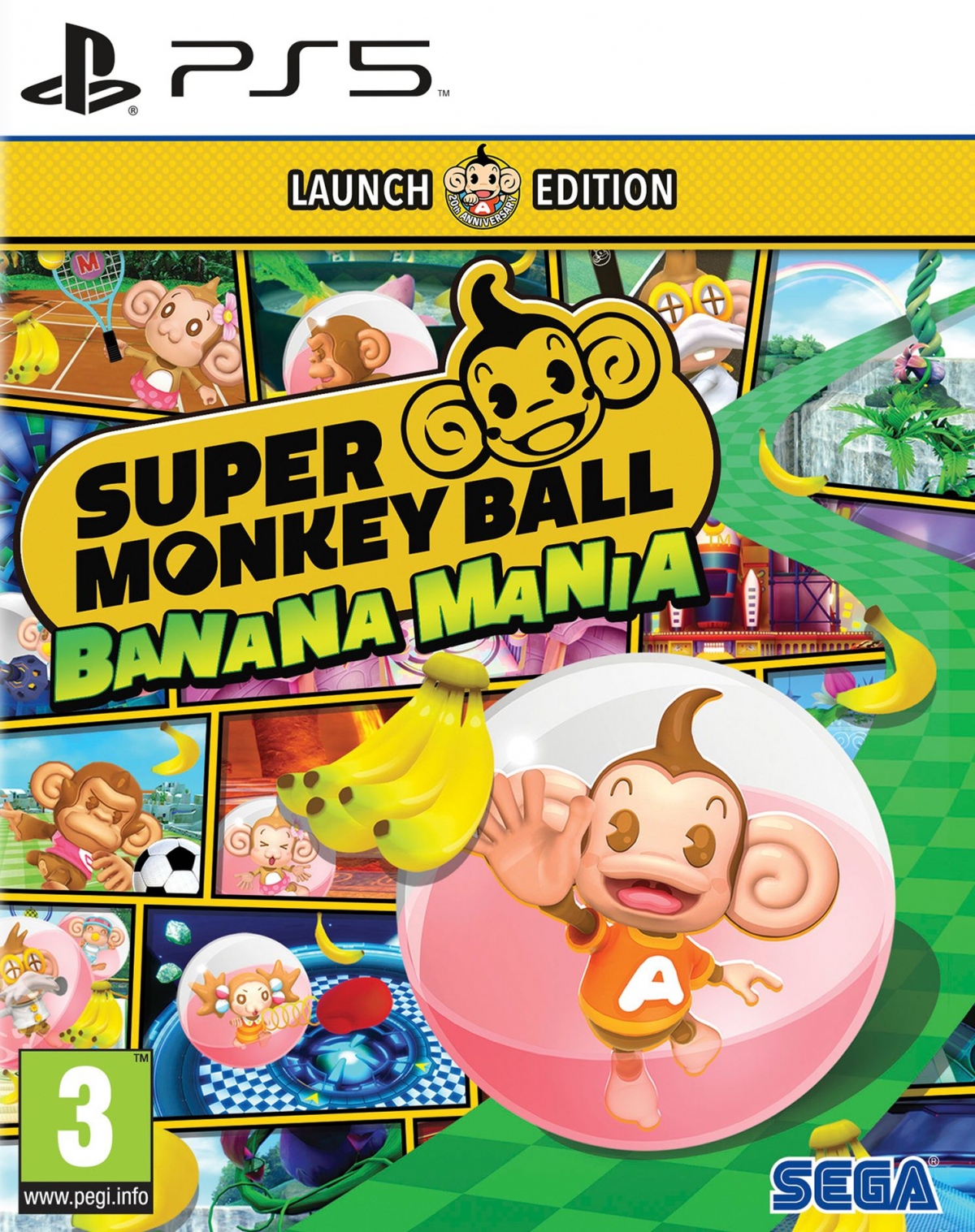 PS5 Super Monkey Ball Banana Mania Launch Edition