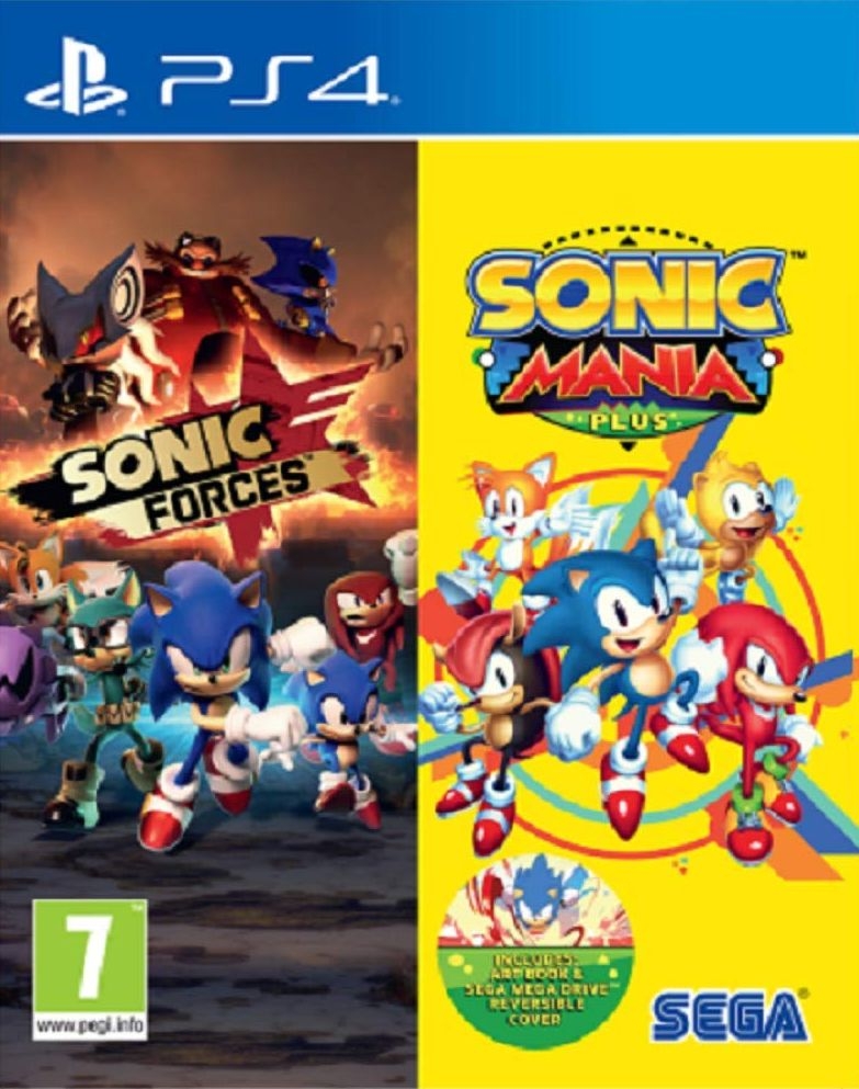 PS4 Sonic Forces & Sonic Mania Plus Double Pack