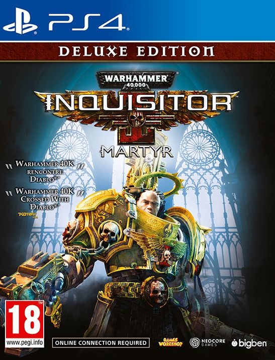 PS4 Warhammer 40K Inquisitor Martyr Deluxe Edition