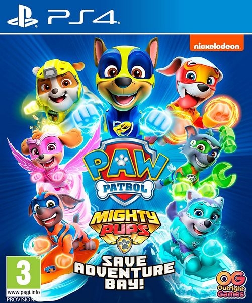 PS4 PAW Patrol Mighty Pups Save Adventure Bay