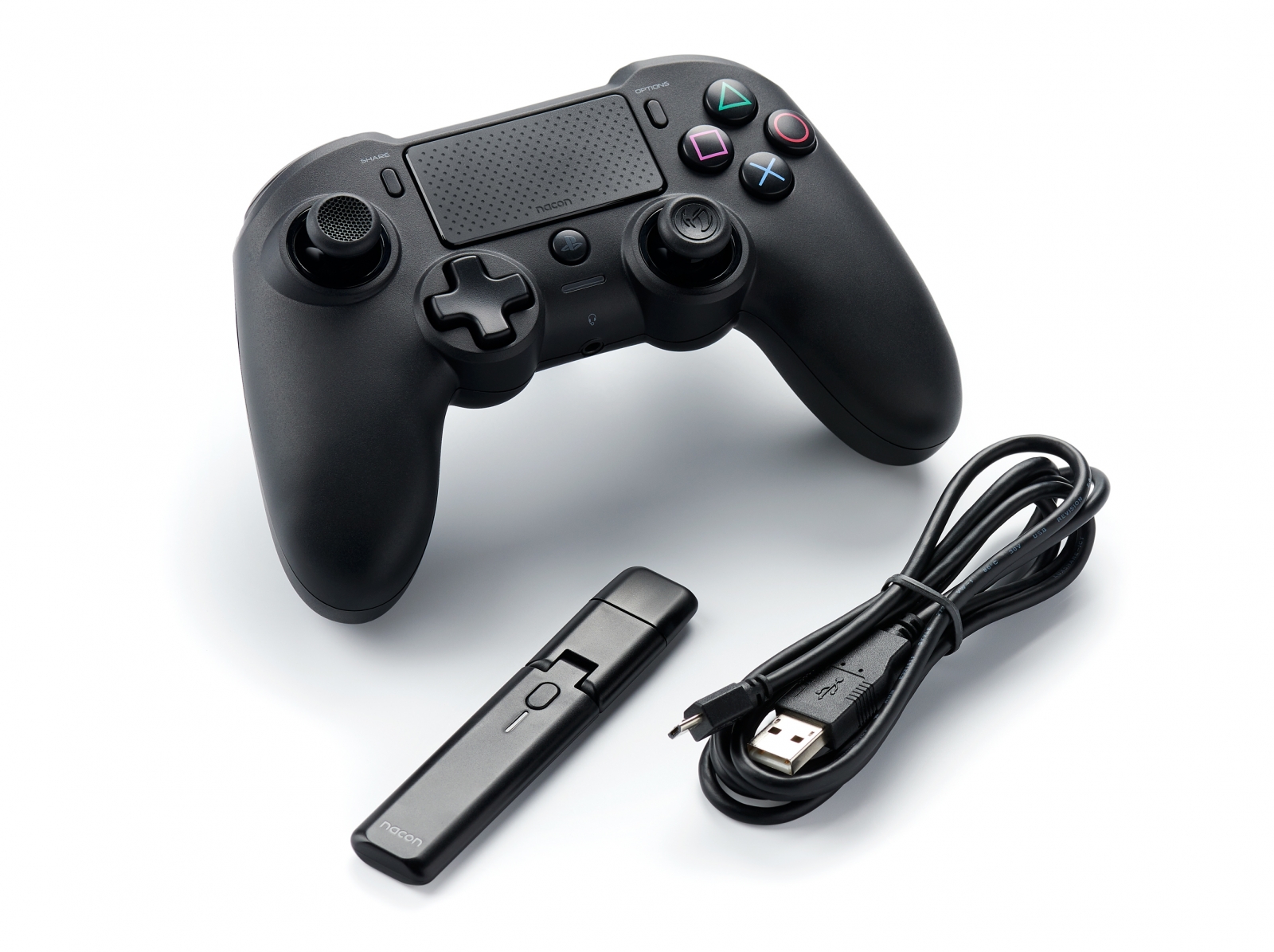 PS4 Nacon Asymmetric Wireles Controller Black