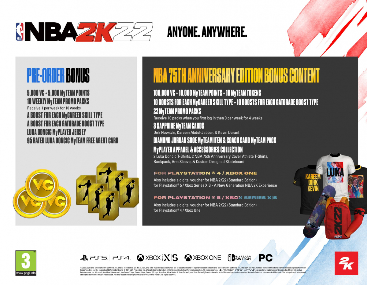 XBOXSeriesX NBA 2K22 75th Anniversary