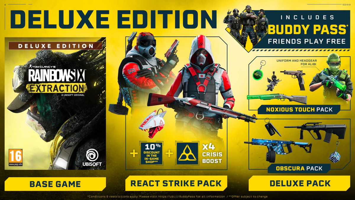 PS4 Rainbow Six Extraction Deluxe Edition