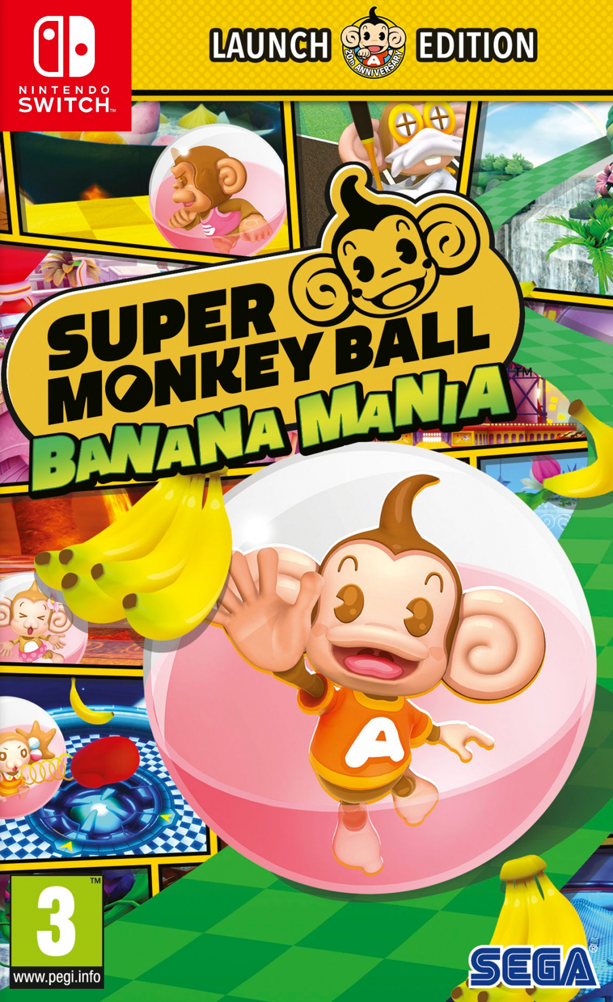 Switch Super Monkey Ball Banana Mania Launch Edition