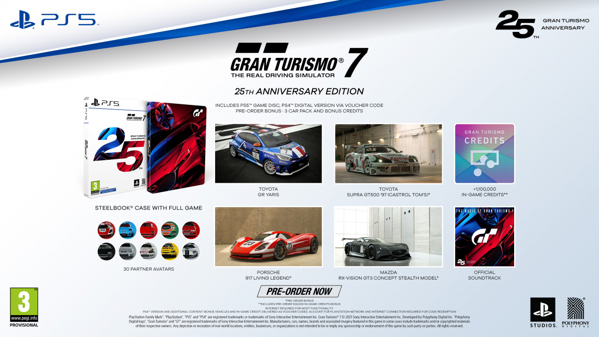PS5/PS4 Gran Turismo 7 25th Anniversary Edition