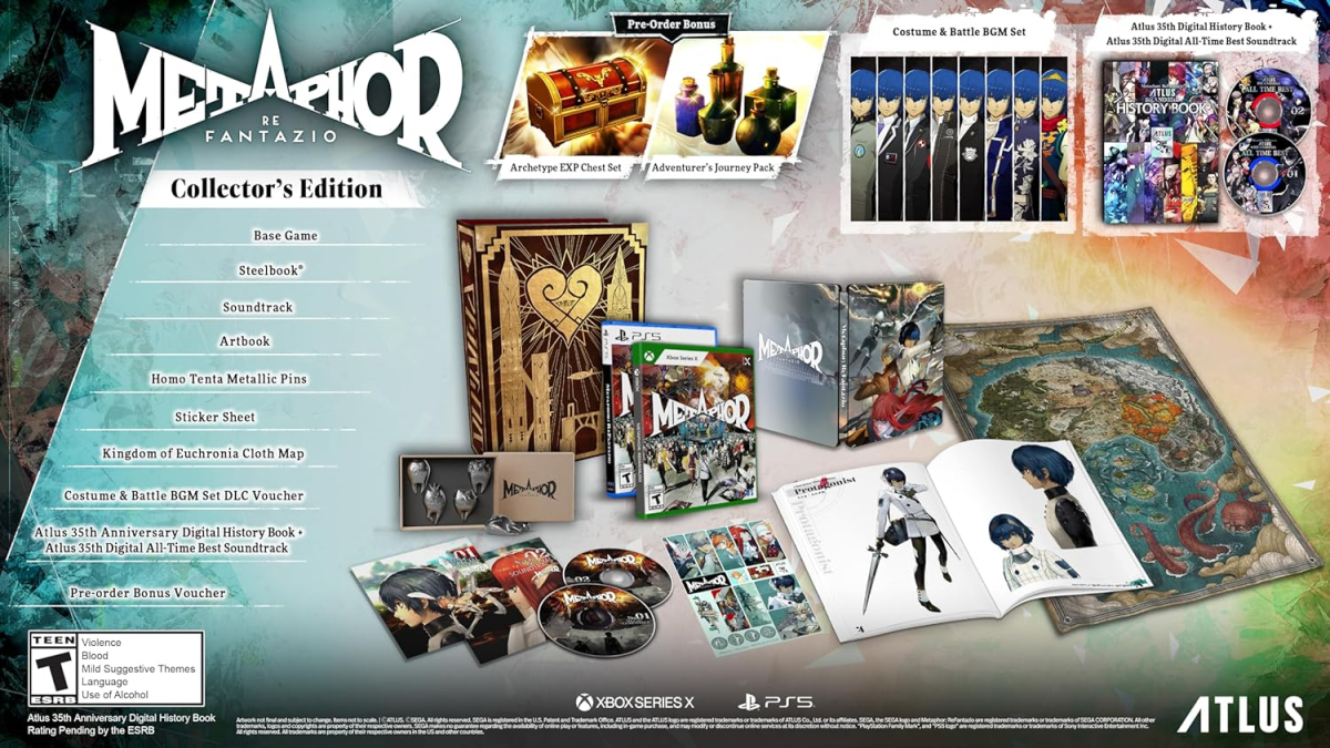PS5 Metaphor ReFantazio Collector´s Edition