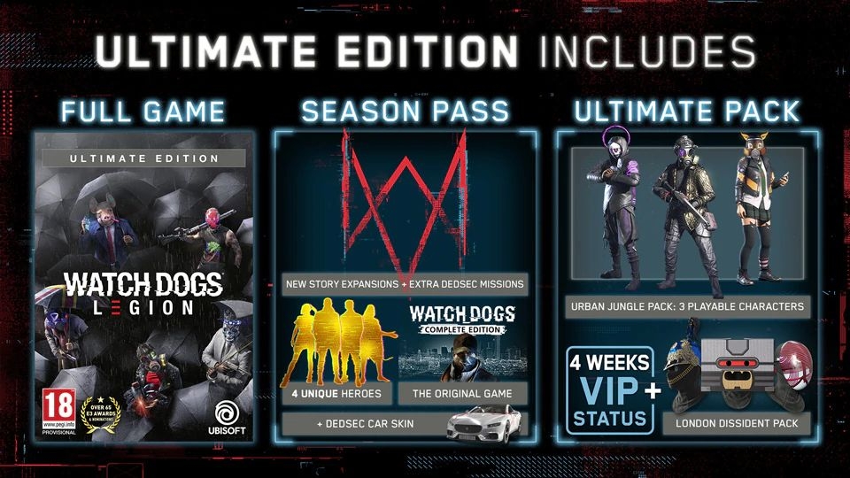 XBOXOne Watch Dogs Legion Ultimate Edition