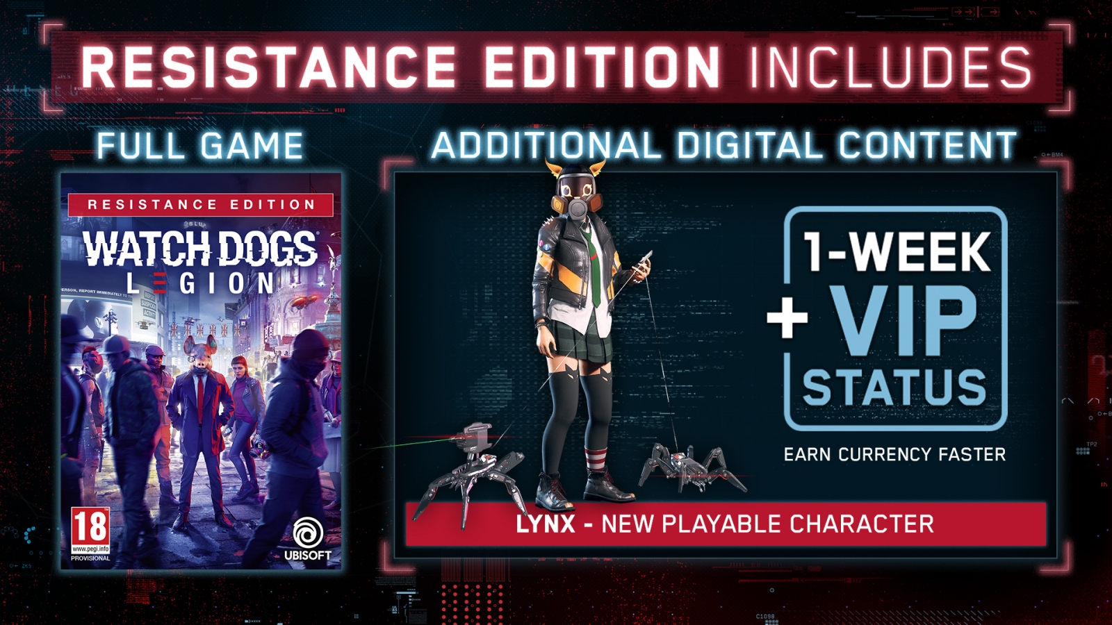 PS4 Watch Dogs Legion Resistance Edition