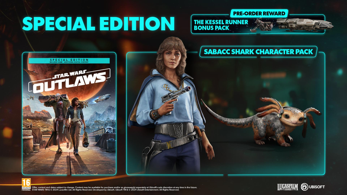 PS5 Star Wars Outlaws Special Edition + Pre-Order Bonus